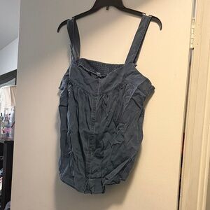 Old Navy Blue Denim Top